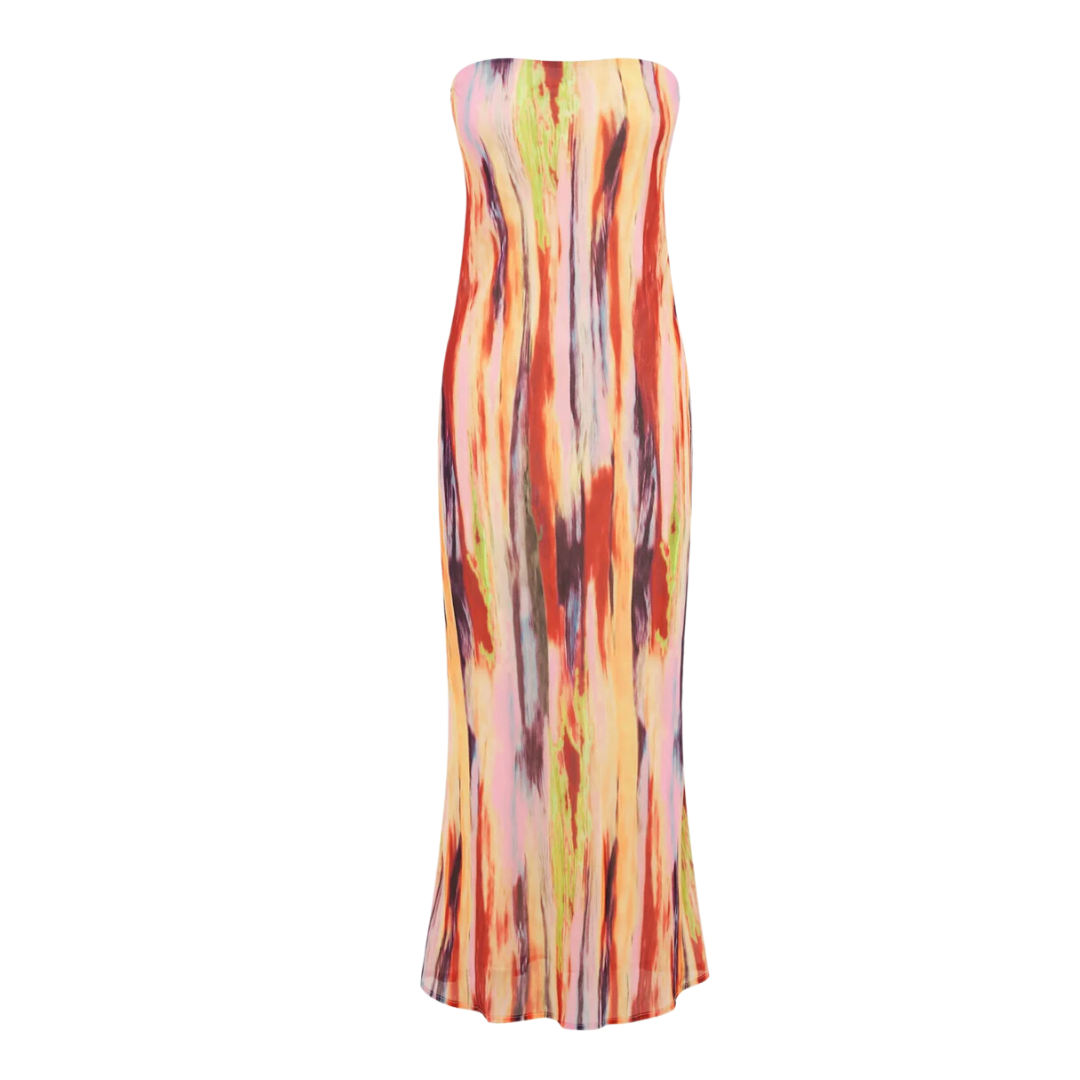 SNDYS St Barts Strapless Maxi Dress