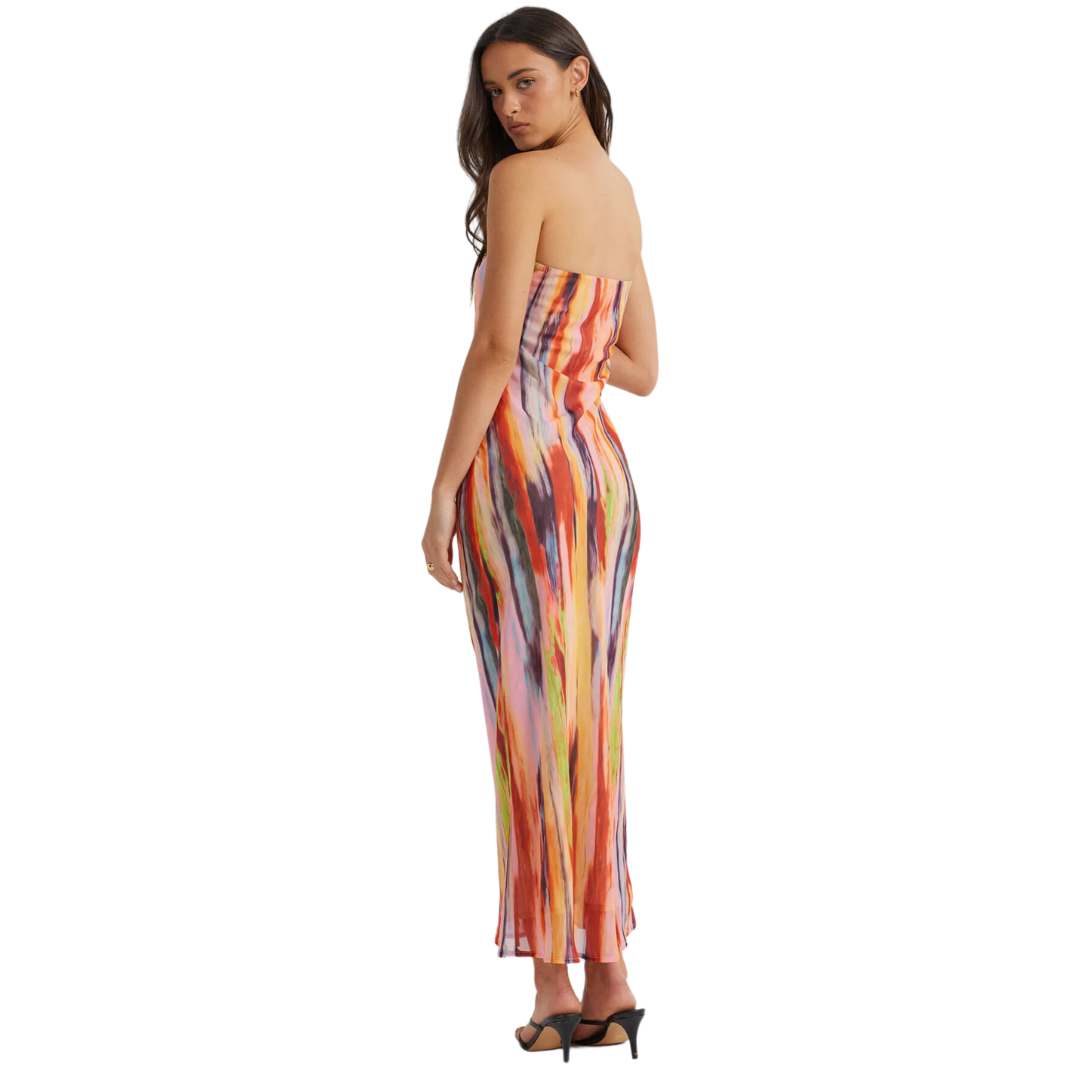 SNDYS St Barts Strapless Maxi Dress